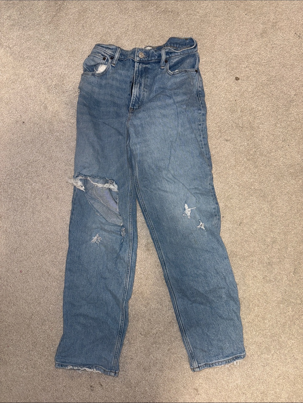Abercrombie & Fitch 90’s Straight Ultra High Rise Curve Love